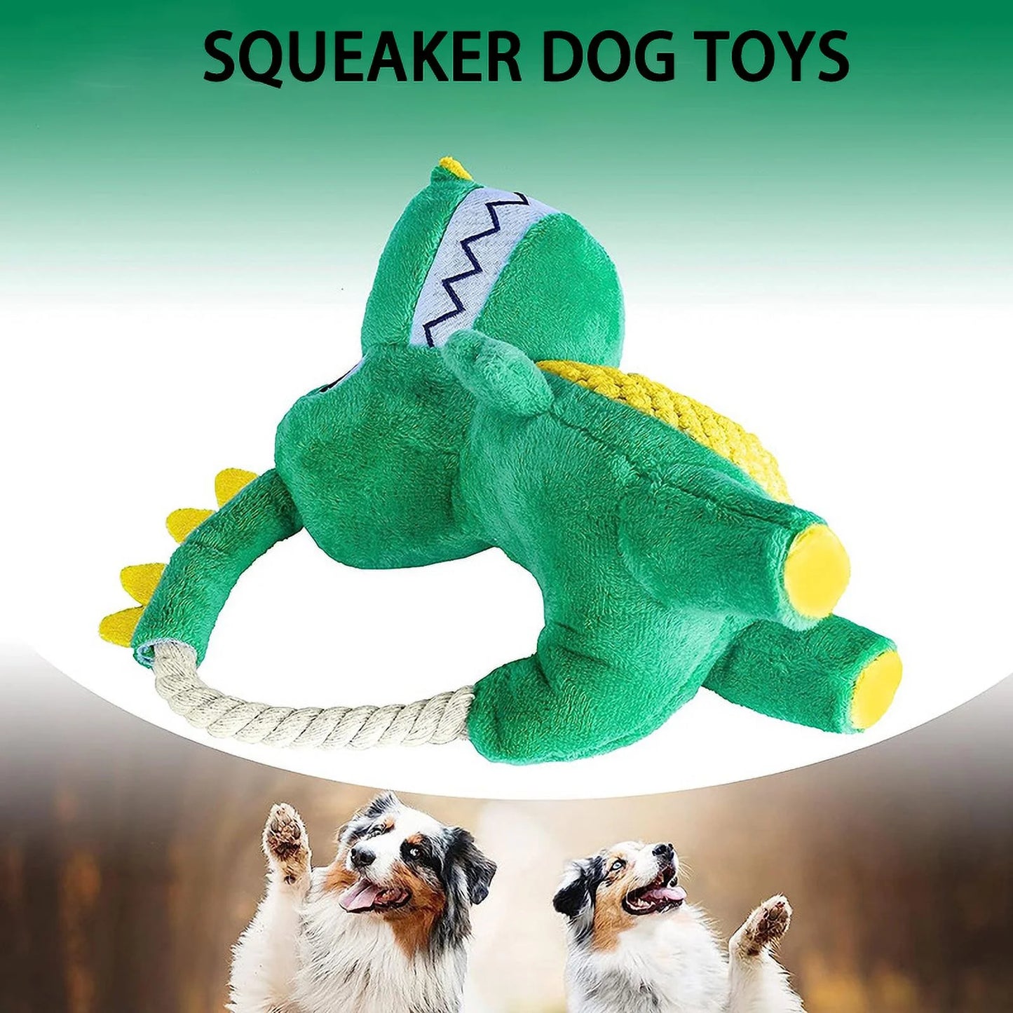 Durable Plush Squeaky Dog Toys for All Breeds - Ideal Chew Toys for Puppies and Adult Dogs