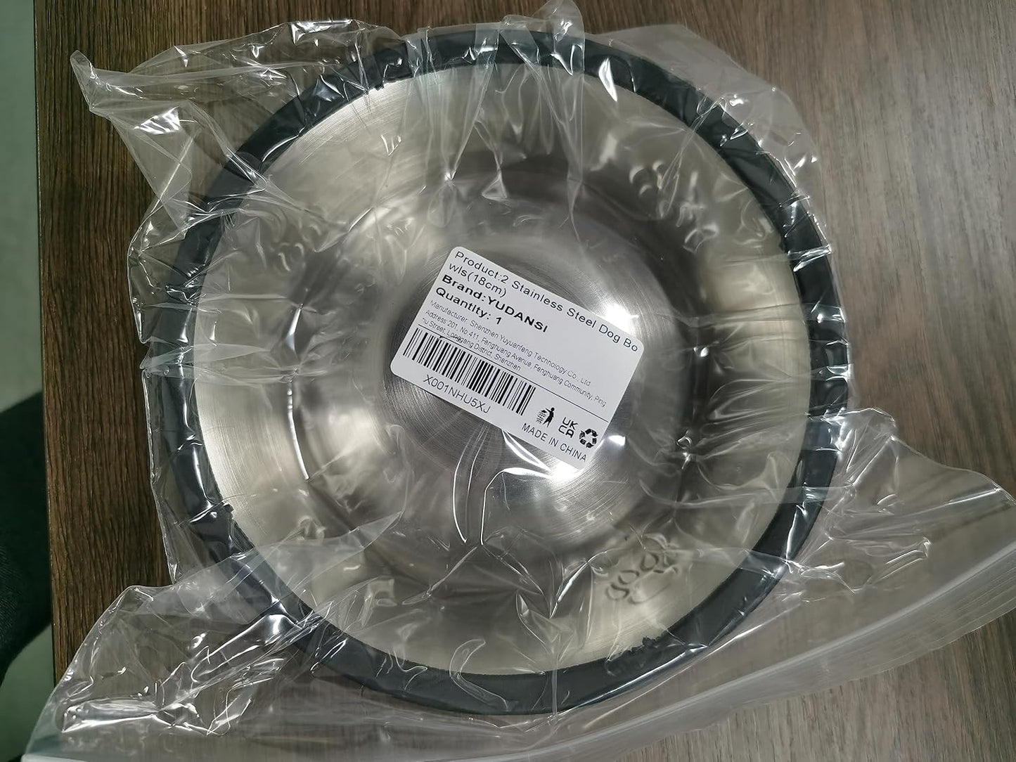 Stainless Steel Dog Bowls with Rubber Base - Medium and Large Pet Feeding and Water Bowls (XL - 51 oz)