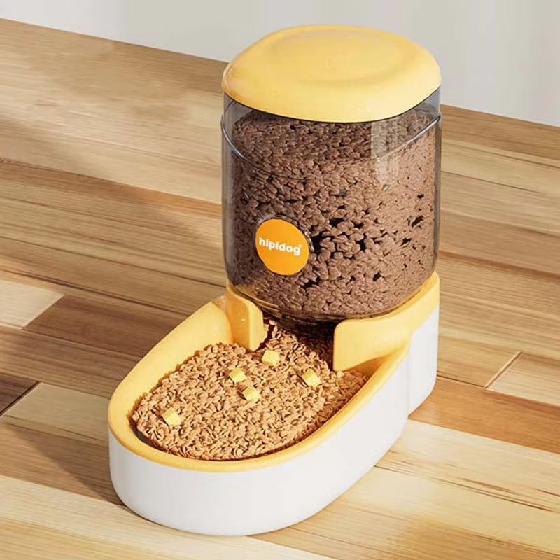 Cat Water Dispenser Automatic Dog Cat Feeder and Water Dispenser Gravity Food Feeder Large Capacity 4L Pet Drinking Waterer