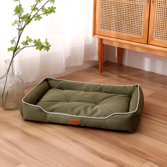 Waterproof Dog Bed 600D Oxford Pet Dogs Beds for All Seasons Thickened PP Cotton Filling Bite-Resistant Pet Mat Dog Accessories