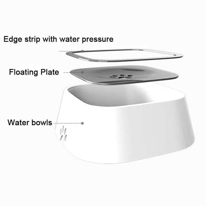 Innovative Anti-Spill Dog Water Bowl - Floating Design for Mess-Free Hydration