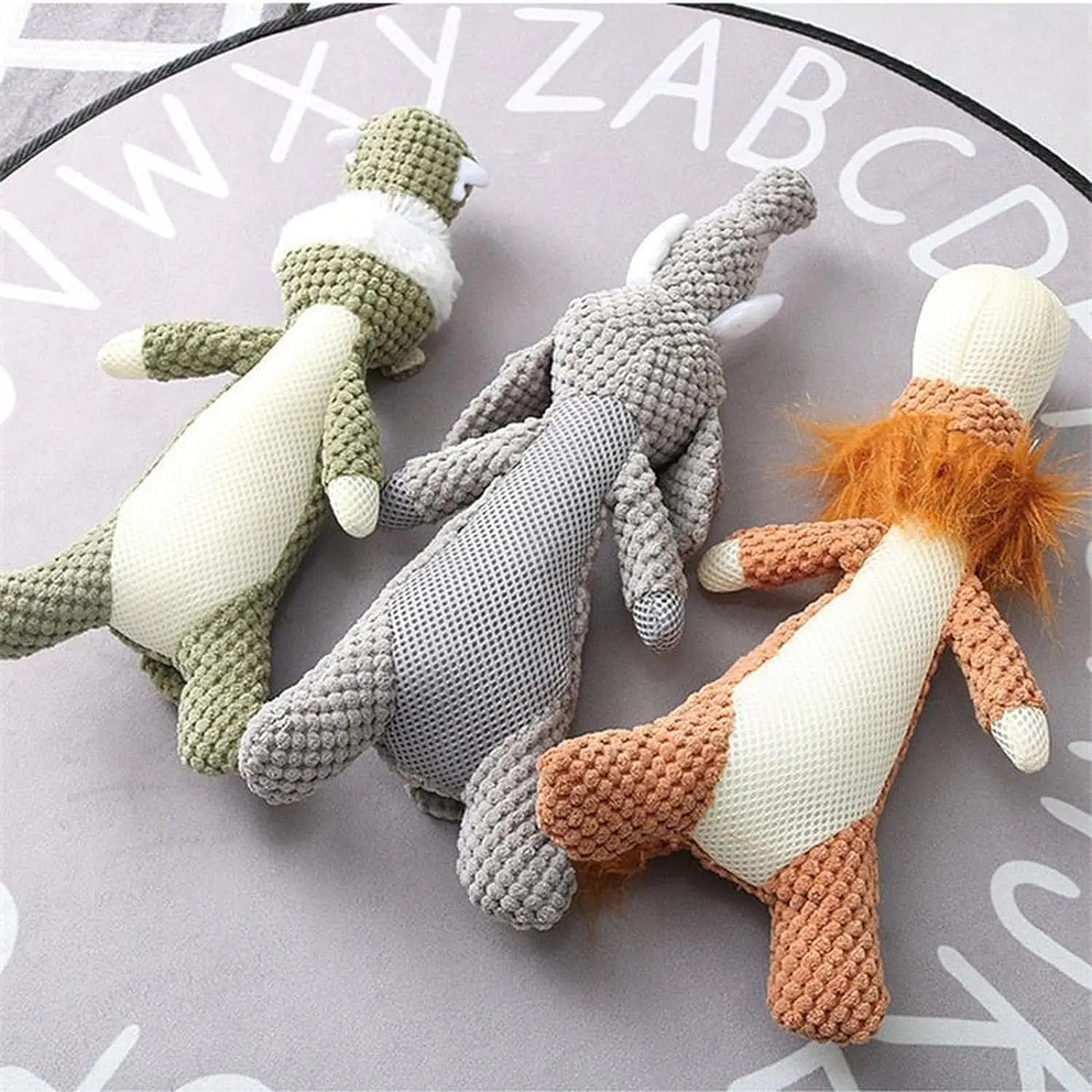 Pet Dog Toy for Large Dogs Cute Plush Squeak Stuffed Toys Fleece Durable Chewing Cute Soft Toy Pet Molar Toy Dog Accessories