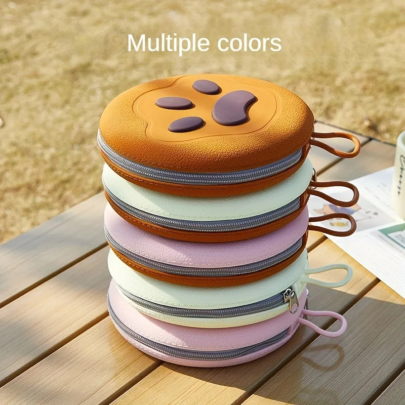 Foldable 2-in-1 Silicone Travel Dog Bowl - The Ultimate Portable Solution for Feeding and Hydration