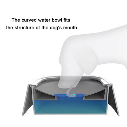 Innovative Anti-Spill Dog Water Bowl - Floating Design for Mess-Free Hydration