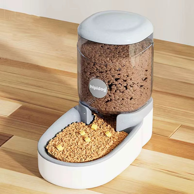 Cat Water Dispenser Automatic Dog Cat Feeder and Water Dispenser Gravity Food Feeder Large Capacity 4L Pet Drinking Waterer